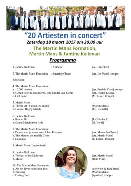 “20 Artiesten in concert”