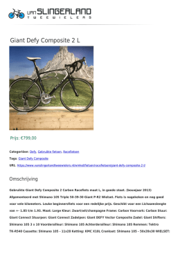 Giant Defy Composite 2 L - Van Slingerland Tweewielers
