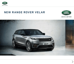 new range rover velar