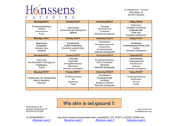 Wie slim is eet gezond !!