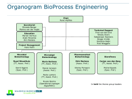Organogram BioProcess Engineering