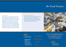 De Food Factory - PAUW Bedrijven
