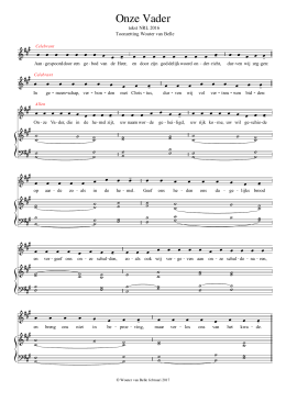 Onze Vader (melodie met begeleiding, pdf)