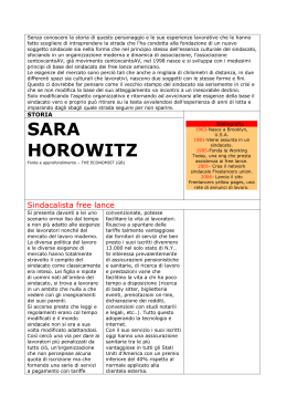 sara horowitz - centoxcento A/V