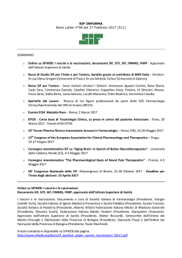 Versione PDF - Società Italiana di Farmacologia