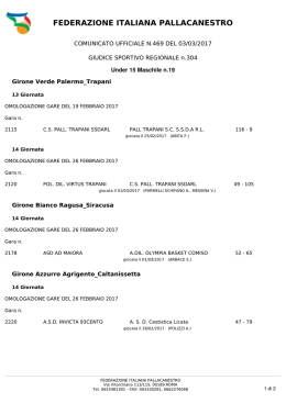 federa=ione italiana pallacanestro