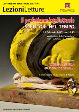 Programma in  - Fondazione di Piacenza e Vigevano