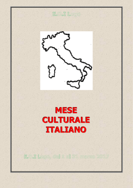 MESE CULTURALE ITALIANO