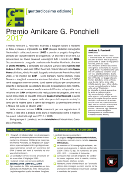 Premio Amilcare G. Ponchielli 2017