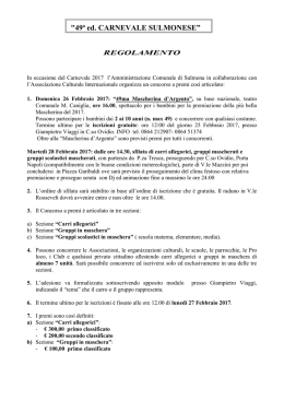 regolamento - Comune di Sulmona