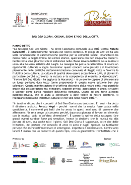 Servizi Culturali - Comune di Reggio Emilia
