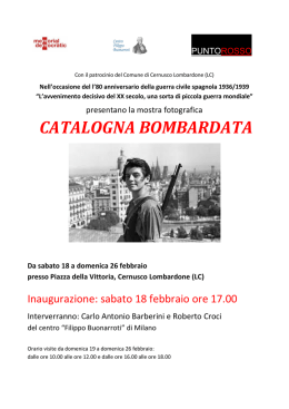 LC - Catalogna Bombardata