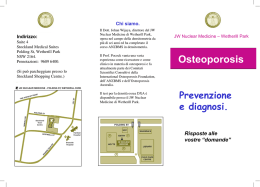 Osteoporosis - jw nuclear medicine