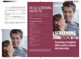 Brochure screening colon retto 2017