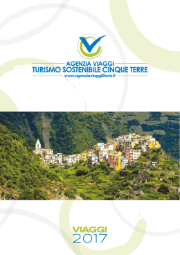 viaggi - Agenzia Viaggi Turismo sostenibile Cinque Terre