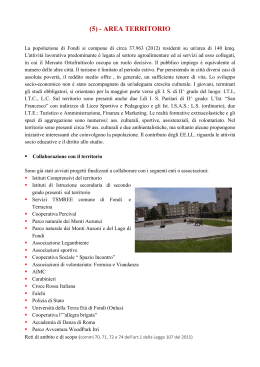 (5) - area territorio - Istituto Comprensivo Milani Fondi