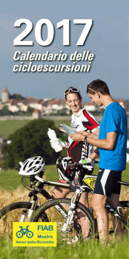 Calendario delle cicloescursioni