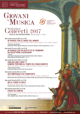 Locandina 2017 - "Amici del Teatro" di Treviso e Provincia