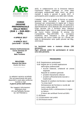 Corso_Origine - Associazione Italiana Commercio Estero