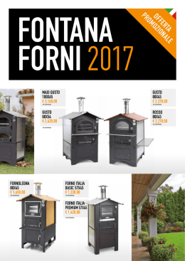Catalogo Fontana Forni 2017