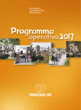 Programma - Fondazione CRC