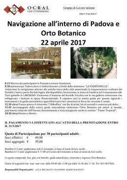 padova orto botanico - OCRAL ULSS 12 Veneziana