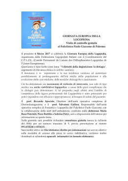 Documento - Policlinico "Paolo Giaccone"