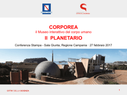 Presentazione Corporea e Planetario