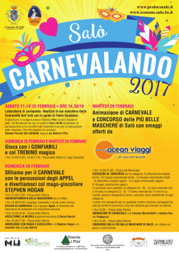 Carnevale 2017 - Comune di Salò