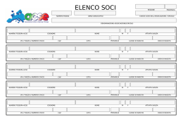 elenco soci - ACSE Italia