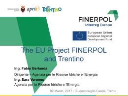 The EU Project FINERPOL and Trentino - Ufficio Stampa