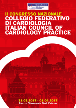 collegio federativo di cardiologia italian council of