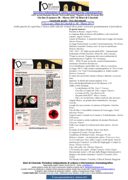 On line il numero 48 di Marzo 2017