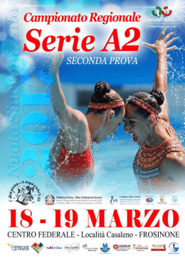 Campionato Regionale di Nuoto Sincronizzato II
