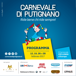 scarica il programma - Carnevale di Putignano