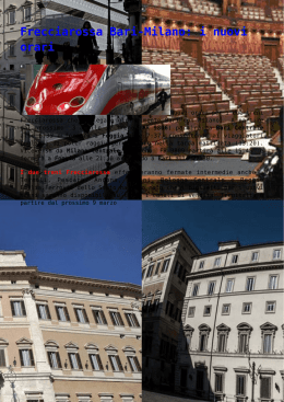 Frecciarossa Bari-Milano: i nuovi orari