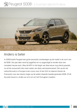 Rijtesten.nl: test Peugeot 5008