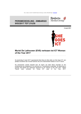 (EVS) verkozen tot ICT Woman of the Year 2017
