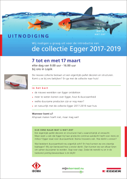de collectie Egger 2017-2019