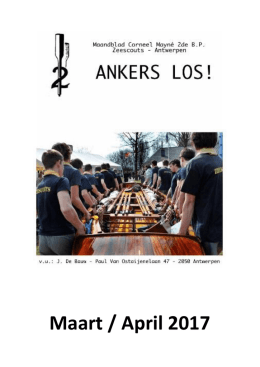 Maart / April 2017