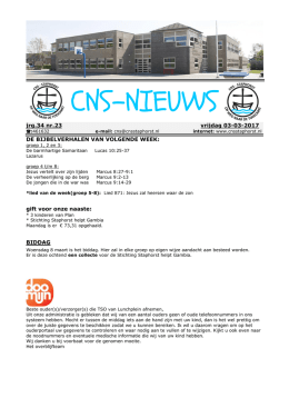 cns-nieuws - CNS Staphorst