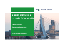 presentatie Social Marketing