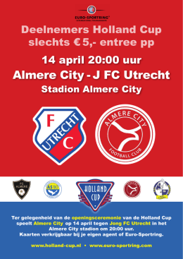 Almere City - J FC Utrecht