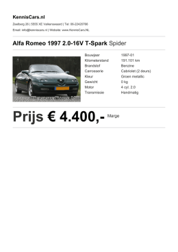 Prijs &euro; 4.400,