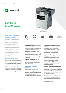 Lexmark MX611 serie