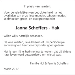 Janna Scheffers