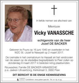 Vicky VANASSCHE