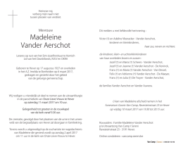 Madeleine Vander Aerschot - Home