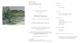 Wilfried Stevens - Wase Begrafenissen