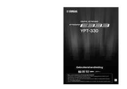 Nederlandstalige handleiding Yamaha PSR E333